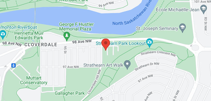 map of #5 9745 92 ST NW